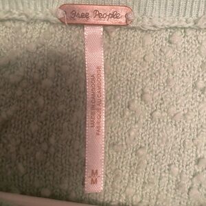 Free People Mint Knit Pullover